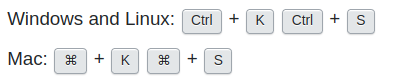 VSCode Shortcuts